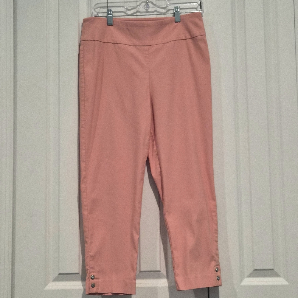 Counterparts Coral Pull On Capri Pants Spring Medium Stretch